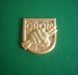 Plaketa 2 GBR zlatna