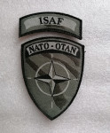 Oznake NATO-OTAN - ISAF - nosio dočasnik HV-a  Na čićak