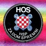 Platnena oznaka HV- HOS  ,1991 g.