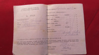 Potvrda sa sabirne akcije rublja za hrvatske domobrane iz 1942 g.