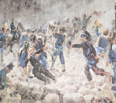 Povijesna borbena scena – Talijanski juriš 19. st.