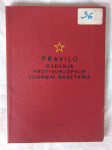 PRAVILO GAĐANJA PROTIVOKLOPNIM VOĐENIM RAKETAMA, JNA 1983