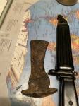Ratna kovana sjekira     medieval war axe forged ax