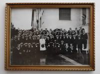 TITO s starješinam i mornarima JRM Jugoslavija 24 x 19 cm.