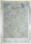 topografska karta Sisak (1:100 000)