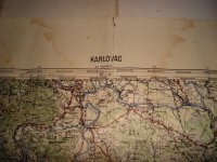 Vojna karta: Karlovac i okolica
