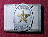 Vojna policija JNA, kopča za remen