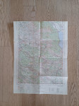 Vojni zemljovid Sinj 4, razmjer 1:50000,