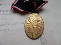 WW2,Njemacki Kyffháuser medalja sa ukazom,original!