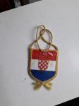 zastavica hrvatska--auto