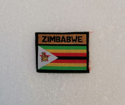 Zimbabwe Zastava - platnena oznaka - Vojna