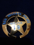 Značka New Orleans Police Major 19