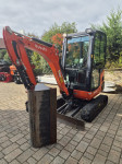 Bager Kubota KX019-4 demper valjak traktor 4x4 utovarivač viličar