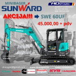 AKCIJA !!! - MINI BAGER SUNWARD SWE 60UF 6 t ROVOKOPAČ