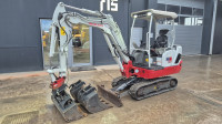 TAKEUCHI TB225 - 2021 GODINA - 1365 RADNIH SATI - 3X KORPA
