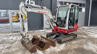 TAKEUCHI TB230 - POWERTILT - 3X KORPA - 2017 GODINA