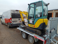 Yanmar SW18 i prikolica Temared builder u PDV-u