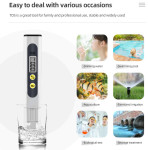 Mjerač TDS-3 LCD tester tvrdoće pitke vode, soli, ppm, bazen, akvarij