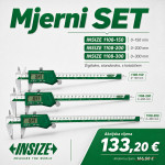 Pomično mjerilo digitalno SET 0-150, 0-200, 0-300 mm 0.01mm, Insize