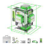 PRO 8000mAh 16 linijski zeleni laserski nivelir daljinec 4x360° ZK04CG
