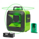 Zeleni laser za niveliranje s 8 linija s baterijom