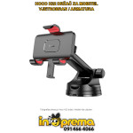 DRŽAČ ZA MOBITEL AUTO HOCO H22 VJETROBRAN ARMATURA CRNI