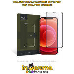 KALJENO STAKLO ZA IPHONE 12 12 PRO HOFI 9H CRNI RUB