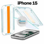 Premium kaljeno staklo 3D sa aplikatorom za instalaciju za iPhone 15