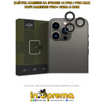 ZAŠTITA KAMERE ZA IPHONE 14 PRO PRO MAX HOFI CRNA 3 KOM