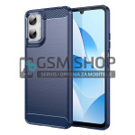 Carbon Brush TPU maskica za Motorola G06 4G / G06 Power 4G plava