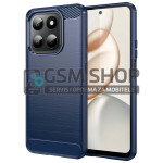 Carbon Brush TPU silikonska maska za Honor 400 Smart plava