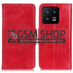 Crazy Horse preklopna zaštitna torbica futrola Xiaomi 13 Pro 5G crvena