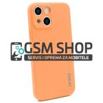 ENKAY Liquid silikonska zaštitna maskica iPhone 14 Plus narančasta