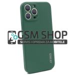 ENKAY Liquid silikonska zaštitna maskica iPhone 14 Pro Max zelena