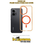 HONOR 400 MASKICA PROZIRNA MAGSAFE FRAME CLEAR NARANČASTA FUTROLA
