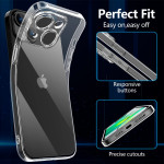 IPHONE 14 MASKICA MASKA SILIKONSKA 2MM ZASTITA FUTROLA KOMPLET KALJENO