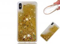 Liquid Glitter maskica za iPhone XS Max ★ KVALITETNO I POVOLJNO! GOLD