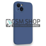 Liquid mat silikonska zaštitna maskica iPhone 15 plava
