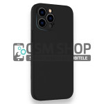 Liquid mat silikonska zaštitna maskica iPhone 15 Pro Max crna