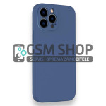 Liquid mat silikonska zaštitna maskica iPhone 15 Pro plava