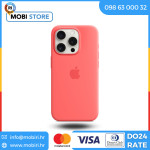 Maskica Apple iPhone 15 Pro Max Silicone Case with MagSafe Guava