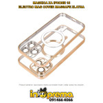 MASKICA ZA IPHONE 15 MAGSAFE ELECTRO MAG ZLATNA PROZIRNA