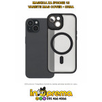 MASKICA ZA IPHONE 15 MAGSAFE VARIETE CRNA MASKA FUTROLA TORBICA