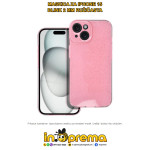 MASKICA ZA IPHONE 15 SILIKONSKA BLINK 2 MM RUŽIČASTA FUTROLA