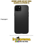 MASKICA ZA IPHONE 15 SPIGEN LIQUID AIR MAT CRNA
