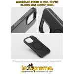 MASKICA ZA IPHONE 17 PRO 18 PRO MAGSAFE GLOSSY CRNA SJAJNA FUTROLA