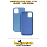 MASKICA ZA IPHONE 17 PRO 18 PRO SILIKONSKA PLAVA FUTROLA