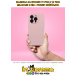 MASKICA ZA IPHONE 17 PRO 18 PRO SILIKONSKA ROZA 2 MM ZAŠTITA KAMERE