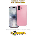 MASKICA ZA IPHONE 17 ROZA BLINK 2 MM SILIKONSKA ŠLJOKICE FUTROLA