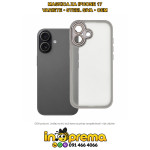 MASKICA ZA IPHONE 17 VARIETE SIVA ČELIČNA OEM MASKA FUTROLA TORBICA